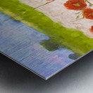 Artistic French Roadside Poppies Metal print