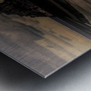 Mont Saint Michel Sunset Metal print