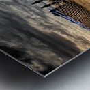 Cabourg Beach Umbrellas Metal print