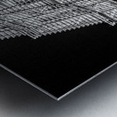 bank of america plaza  horizontal 3129 Spire 13k. Metal print