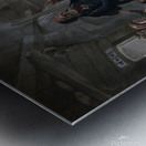 Taking care of the wounded Metal print