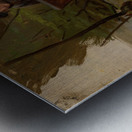 A painter and his box Metal print