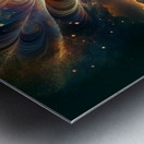 Pointed Feathering Metal print