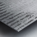 Grey Pastel Abstract With Writing Metal print