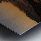 Evening Glow: A Royal Vista of Kings Canyon Metal print