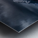 Reine Village Winter Landscape Metal print