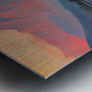 pink mountain Metal print