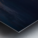 Moon Setting over the Bay Bridge Metal print