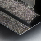 through the pressbox vintage football art Metal print