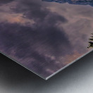 Possa di Fassa Ski Landscape Metal print