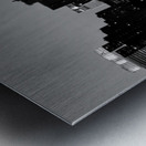 mpls skyline at night  panoramic 1705 Minny 13k.j Metal print