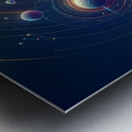 Frequency Plurality Metal print