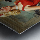 Late Night Coke Metal print