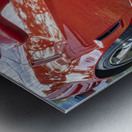 2010 Red C6 Corvette Grand Sport X 7 Metal print