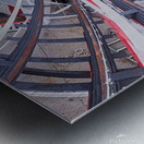 Roller Coaster Inverted 360 Metal print