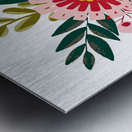 4 Floral clip art Metal print