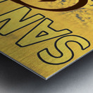 1950s san diego padres remix art Metal print