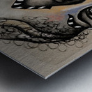 She Tries To Stay Young Metal print