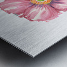 Watercolor Flower Minimalism PNG 28 Metal print