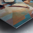  A Lo Fi female character in an ethereal dance  Metal print