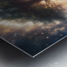 0 A throne of trees a bright glowing crown of lig Metal print