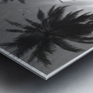 0 An atmospheric impressionist oil painting depic Metal print