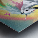 0 A stunning portrait of a majestic unicorn like Metal print