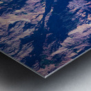 Crater Lake Rorshach Metal print