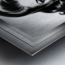 The Stunning Alicia Amia Gorgeous AI Concept Art Illustration Pin Up Girl Portrait by Xzendor7 Metal print