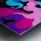 Smokey Girl Pop Art   Metal print