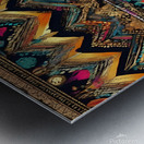 169665 pattern  boho colorful  some gold amazing Metal print