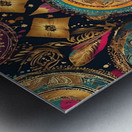 169666 pattern  boho colorful  some gold amazing Metal print