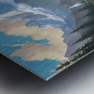 a majestic mountain range Metal print