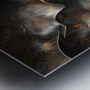 Cupping Metal print
