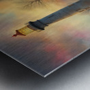 VISITORS Metal print