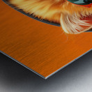 DJ Whiskers Metal print
