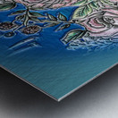 art flowers on sky bckgrnd 2 Impression metal