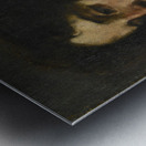 Head study of a young man Metal print