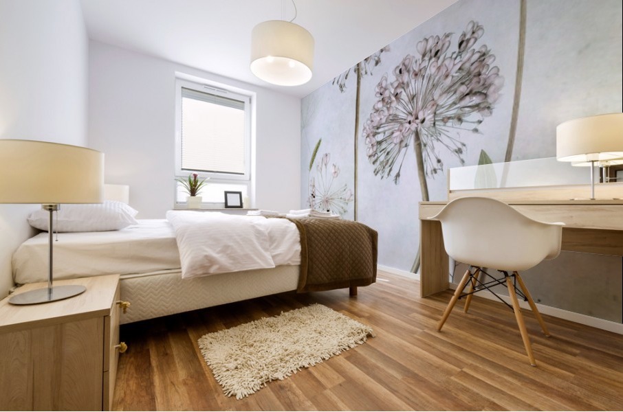 Allium Mural print