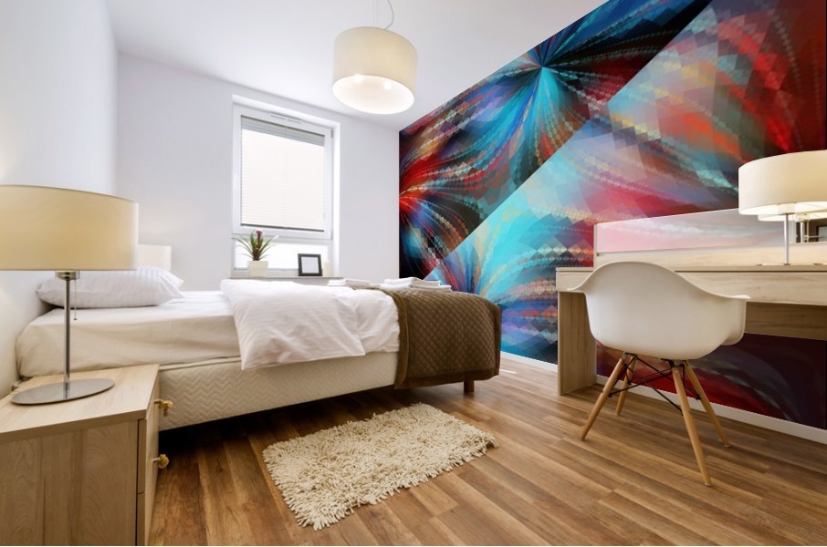 Abstract Fushion Mural print