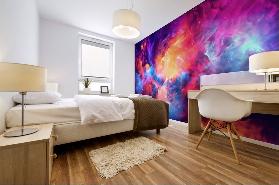 Artistic XC - Colorful Nebula Mural print