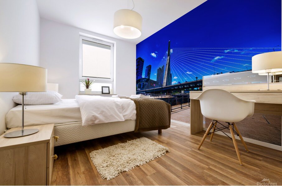 Zakim Bridge – Boston Mural print