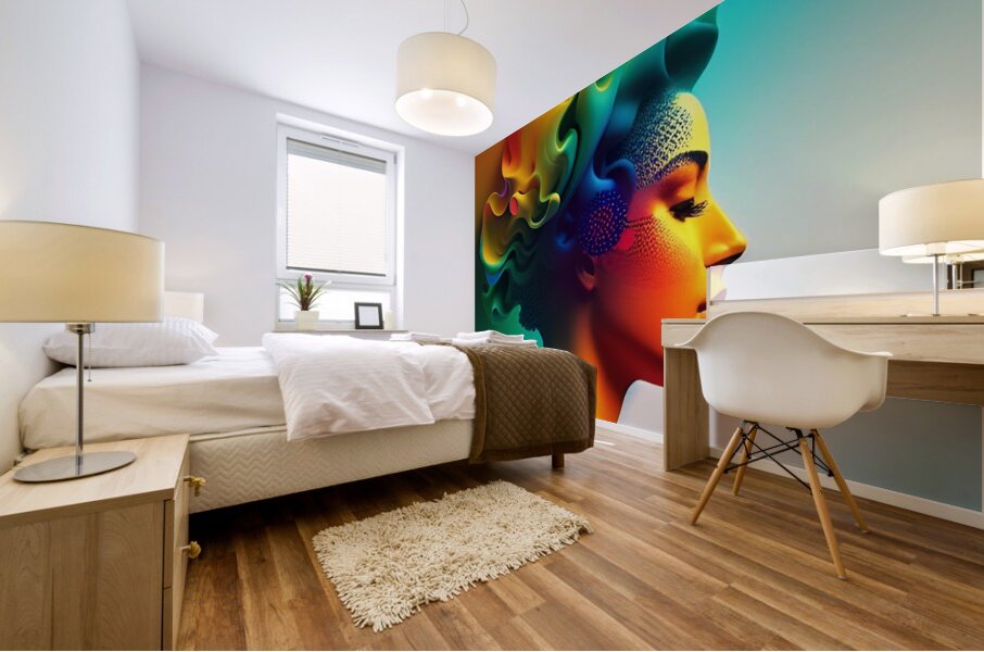 The Art of the Mind 95 Mural print