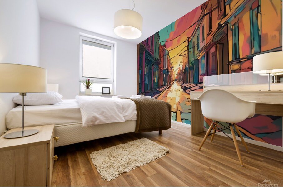 autre facon  Mural print