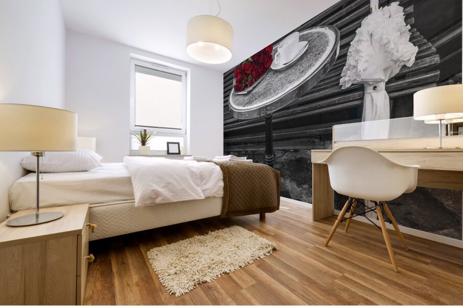 Flower-Filled Moment Mural print