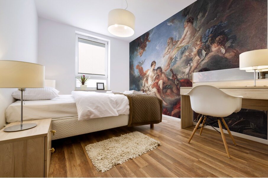 Francois Boucher 1703 1770 Vulcan Presenting Venus with Arms for Aeneas Mural print