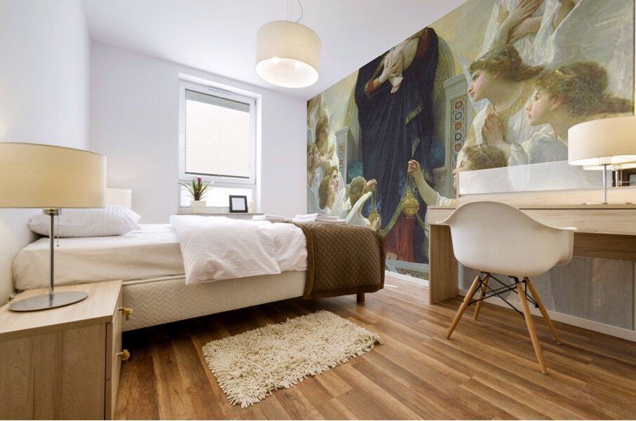 William  Adolphe  Bouguereau 1825 1905  Regina  Angelorum Mural print