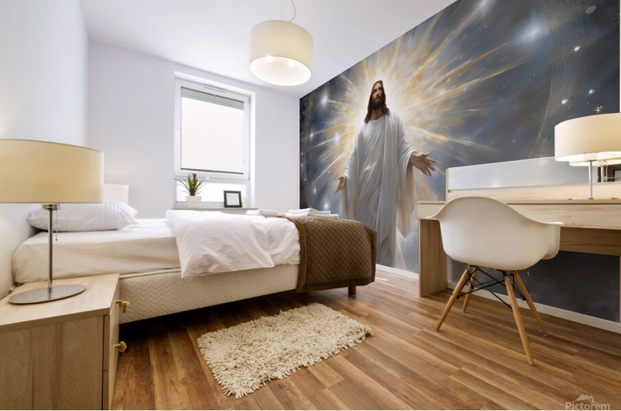 0 A mesmerizing portrayal of celestial beauty the Mural print