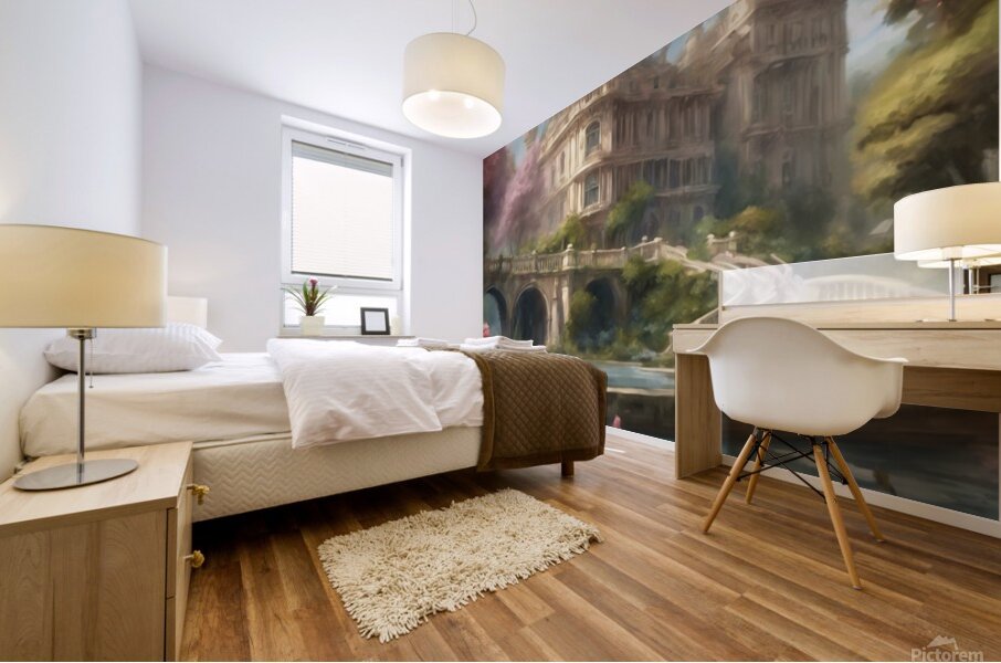 Palace River Mural print