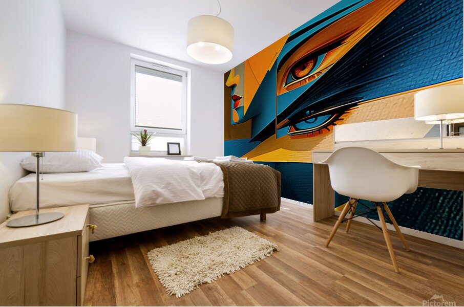 ceometrical abstract Mural print